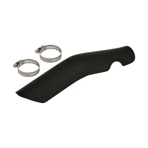 FL 2-1 escape trasero protector térmico negro