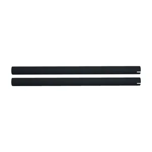 Juego de dos extensiones de colector de escape de 30 pulgadas pintadas en negro mate