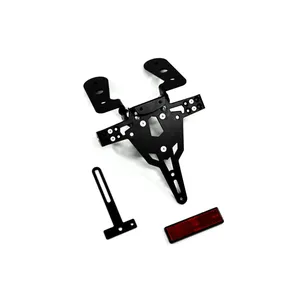 Soporte de matrícula Zieger Pro negro
