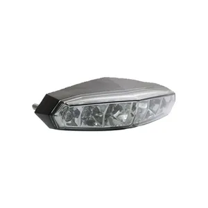 KOSO, luz trasera LED Mini. Negro. Lente ahumada