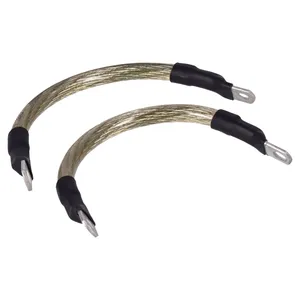 NAMZ, juego de cables de batería. Transparente. 7 pulgadas (17.5cm)