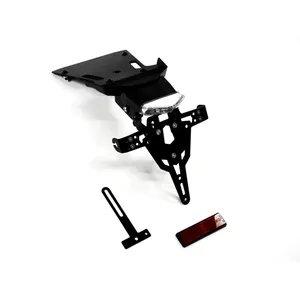 Soporte de matrícula Zieger Pro negro