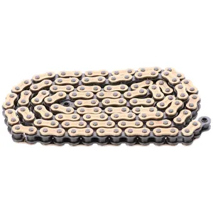 Tsubaki, cadena 520 RQ2 con anillo X. Dorada. 118 eslabones