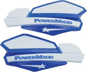 Protectores de puño Drag Specialties Star Series instalados en manillar de motocicleta