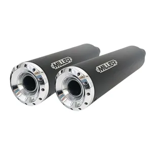 Miller, Omaha II Slip-Ons negras, Tapón final Estándar pulido