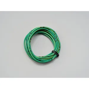 Cable eléctrico. 2 metros 0.75mm². Verde/amarillo