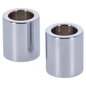 Paughco, separador de eje cromado de 1"