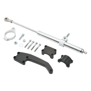 Daytona, kit de amortiguador de dirección. Plateado <span style="color: red;font-size: 0,5em">- PEDIDO ESPECIAL -</span>