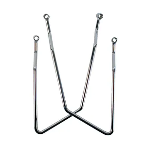 Kit de soporte de alforjas. Cromo