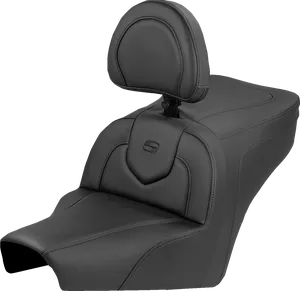Asiento Roadsofa™ negro para motocicleta Harley-Davidson Touring