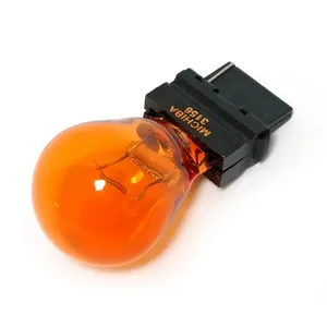 Bombilla LED de intermitente tipo cuña, base #3156. Luz ámbar
