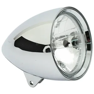 Faro clásico I de 5-3/4". Sin visor. Cromado