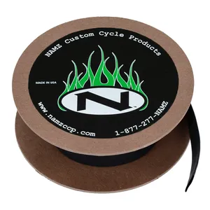 NAMZ, tubo termorretráctil. Rollo de 25ft, 3/4" (19mm). Negro
