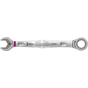 Llave de carraca Wera de boca abierta/cerrada 9/16" Joker - medidas US