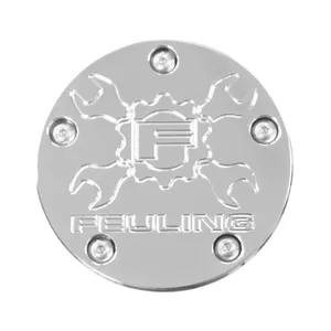 Feuling, tapa de puntos. Llave inglesa cruzada de engranaje. Cromado