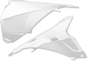 Tapa de caja de aire de plástico de repuesto - KTM blanco