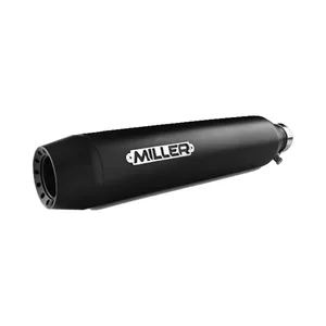 Miller, Yuma 1133ccm Euro 3 silenciadores Slip-On. Negro mate