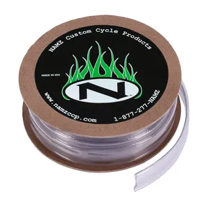 NAMZ, tubo termorretráctil. Rollo de 25 pies, 3/4" (19mm). Transparente