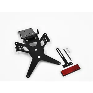 Soporte de matrícula Zieger X-Line negro