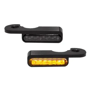 HeinzBikes, intermitentes 'Stripes' bajo barra. Negro sin PL