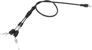 Cable de acelerador de vinilo negro
