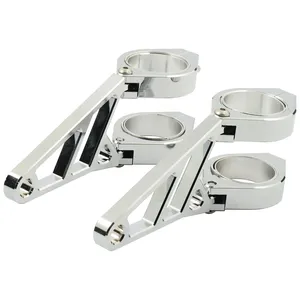 Soporte de faro Fingers, adj. 42-43 mm. Cromado