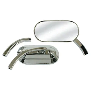 Espejo oval personalizado. Cromado