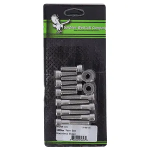 GW, kit de pernos superiores de la caja de balancines. Allen, acero inoxidable