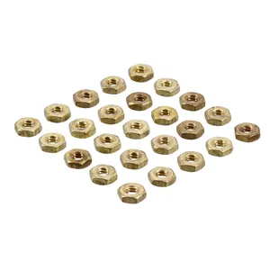Tuerca hexagonal, 10/32 x 1/8 x 5/16 - Paquete de 25