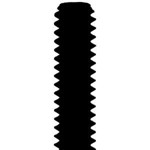 Tornillo allen 1/4-20 x 3/8 pulgadas con acabado cromado brillante