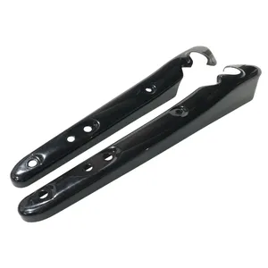 Cubiertas de barra de guardabarros XL 04-22. Negro