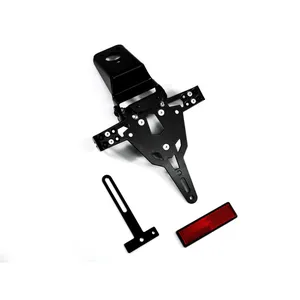 Soporte de matrícula Zieger Pro negro