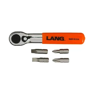 Lang Tools, llave de bits de carraca mini. Dientes finos