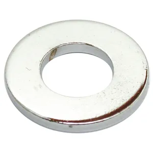 Arandela plana cromada de 1/2 pulgada