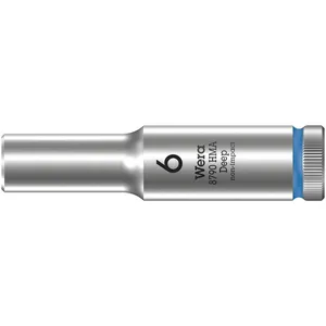 Wera, dado profundo tamaño 6mm