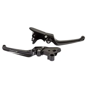 Rick's Motorcycles, juego de palancas de freno y embrague Classic. Negro