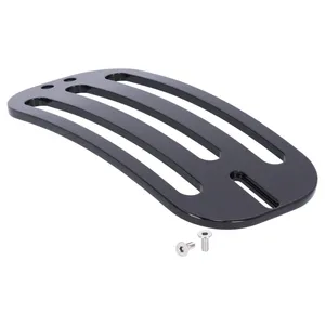 Highway Hawk, portaequipaje para conductor único. Billet. Negro brillante