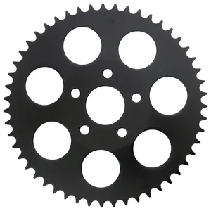 Piñón trasero, negro. 51t