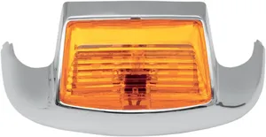 Luz de punta de guardabarros delantero montada en motocicleta Harley-Davidson