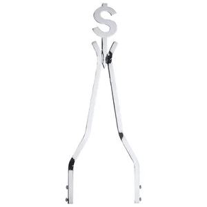 Barra trasera Moneytube de Cycle Visions de 18", cromada