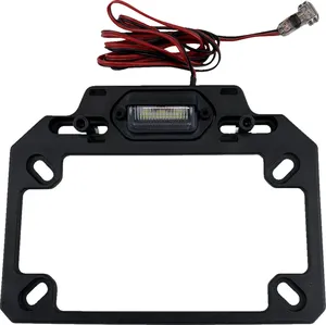 Soporte de matrícula trasero metálico para Harley-Davidson
