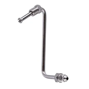 Goodridge, racor 90° y 125°, 'S-bend'. Acero inoxidable
