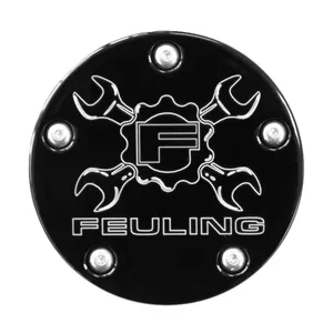 Feuling, tapa de puntos. Llave inglesa cruzada de engranaje. Negro CC