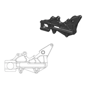 Supporto ricollocatore per pinza freno OEM - 220 mm