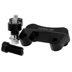 Kraus, placa de retroceso Raptor de 38 mm. Negro