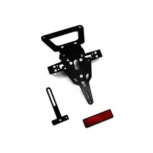 Soporte de matrícula Zieger Pro negro