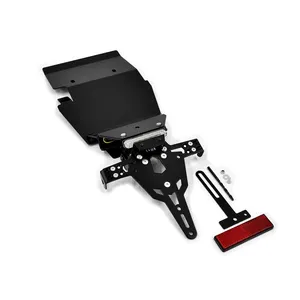 Soporte de matrícula Zieger Pro negro