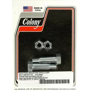Colony, kit de montaje de estriberas. Zinc