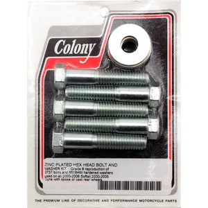 Colony, kit de pernos de culata y arandelas. Galvanizado en zinc