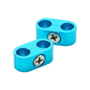 Separador de cables de bujía de 8mm. Liso, azul